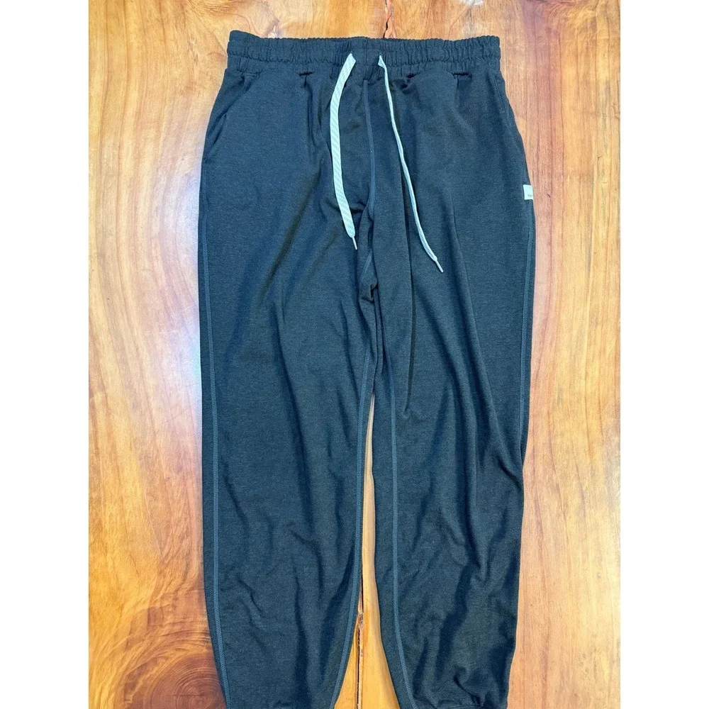 Vuori Women's Pants M Drawstring Performance Jogger Heather Athletic NN20